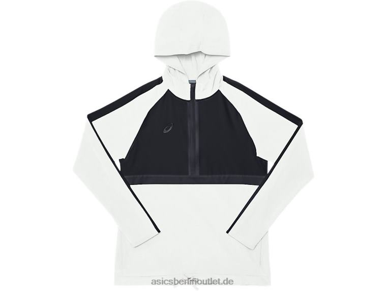 Damen-Trainingsoberteil aus Stretchgewebe BL4N4087Asics Team Schwarz/Team Weiß
