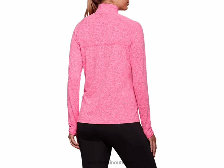 Dorai-Oberteil mit Viertelreißverschluss für Damen BL4N4206Asics Rosa Glo Heather
