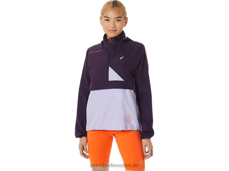 Fujitrail-Anorak für Damen BL4N3084Asics Nachtschatten/Dampf