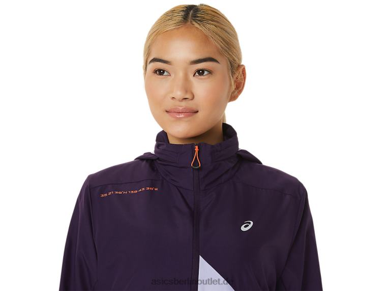 Fujitrail-Anorak für Damen BL4N3084Asics Nachtschatten/Dampf