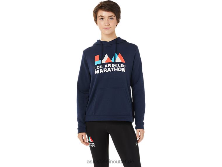 Lam-Kapuzenpullover für Damen BL4N3615Asics Team Marine