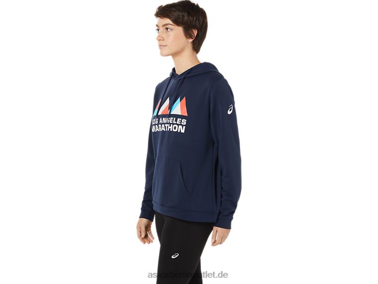 Lam-Kapuzenpullover für Damen BL4N3615Asics Team Marine