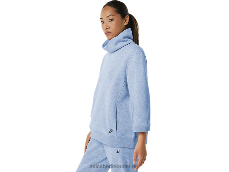Mit Sunday Sana Fleece-Kapuze BL4N2841Asics weiches Himmelheidekraut