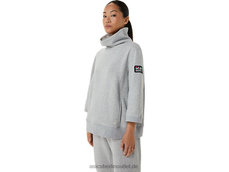 Sunday Fleece Cowl Lam für Damen BL4N3308Asics hellgraues Heidekraut