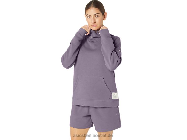 Sunday Sana Fleece-Kapuzenpullover für Damen BL4N2156Asics violetter Quarz