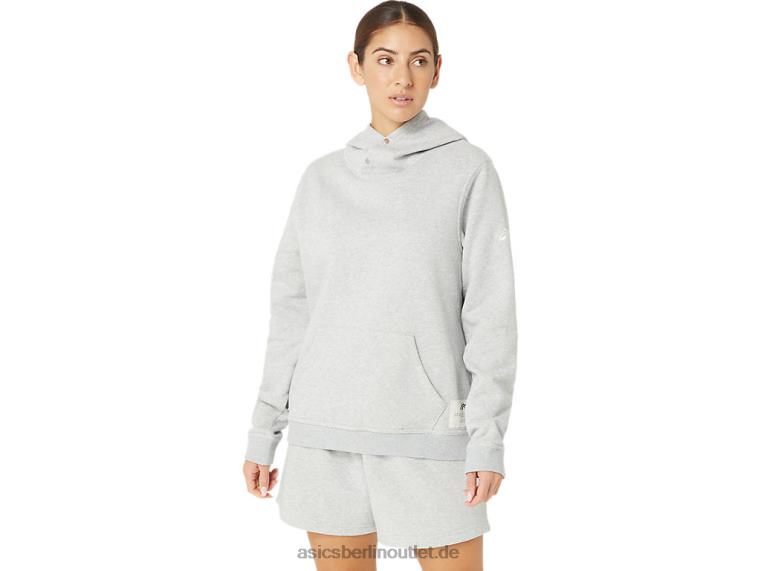 Sunday Sana Fleece-Kapuzenpullover für Damen BL4N2178Asics hellgraues Heidekraut
