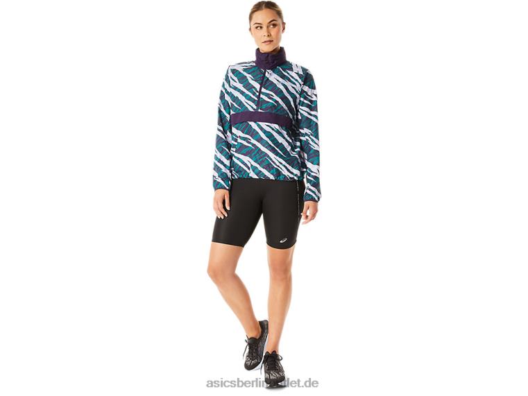 Wild-Camouflage-Anorak für Damen BL4N3071Asics Nachtschatten/Samtkiefer