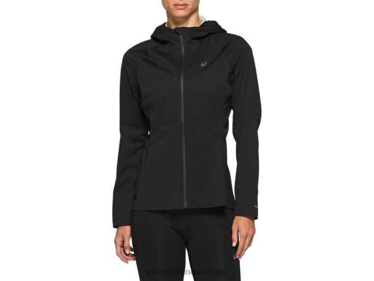 Beschleunigungsjacke für Damen BL4N4193Asics Leistung schwarz