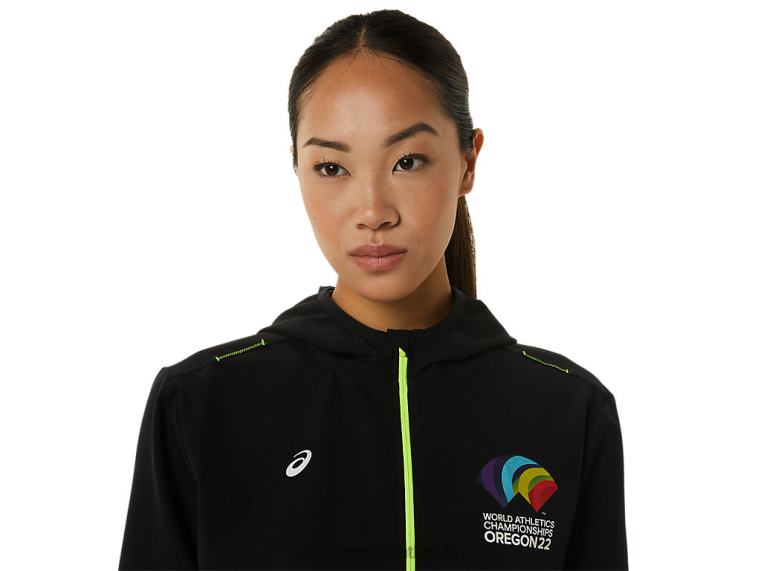 Damen-Fertigset Jacke wch BL4N3222Asics Leistung schwarz