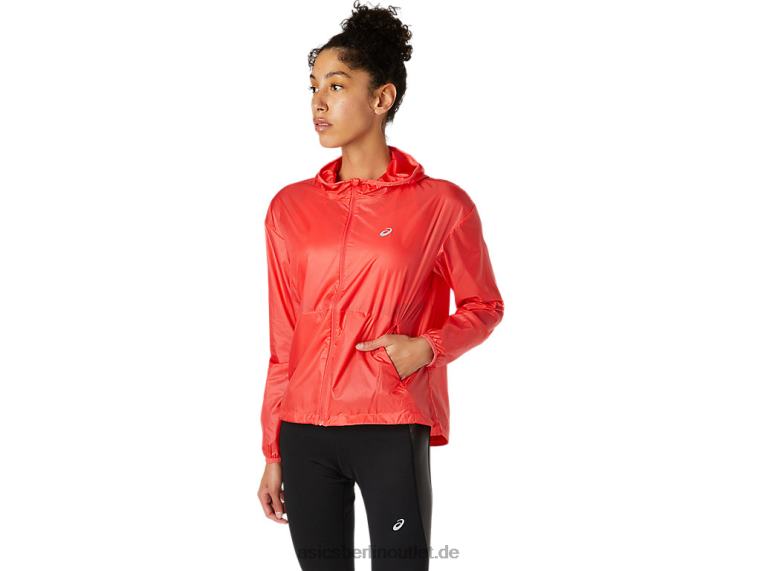 Damen-Kasane-Jacke, solide BL4N3849Asics rosa Grapefruit