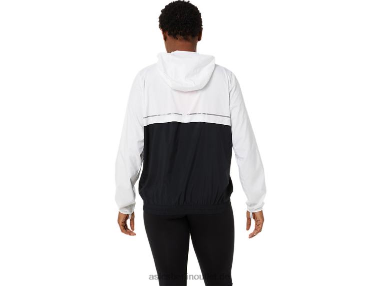 Damen-Lite-Show-Jacke BL4N3270Asics strahlend weiß/lindgrün