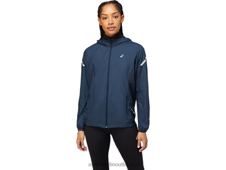 Damen-Lite-Show-Jacke BL4N3678Asics französisches Blau