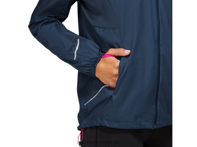Damen-Lite-Show-Jacke BL4N3678Asics französisches Blau