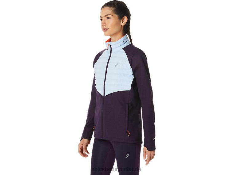 Damen-Winterlaufjacke BL4N2825Asics Nachtschattenheide/weicher Himmel