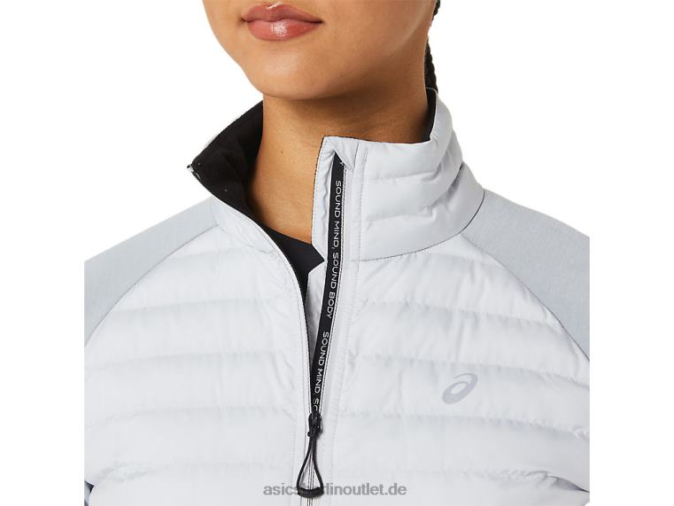 Damen-Winterlaufjacke BL4N2827Asics gletschergraues Heidekraut