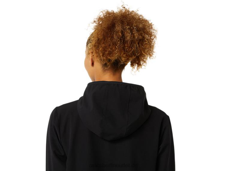 Konfektionsjacke für Damen BL4N3492Asics Leistung schwarz