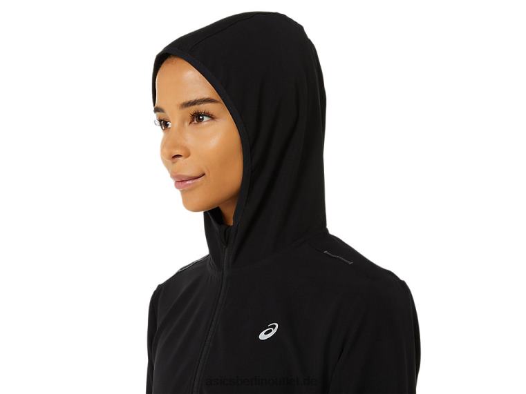 Konfektionsjacke für Damen BL4N3492Asics Leistung schwarz