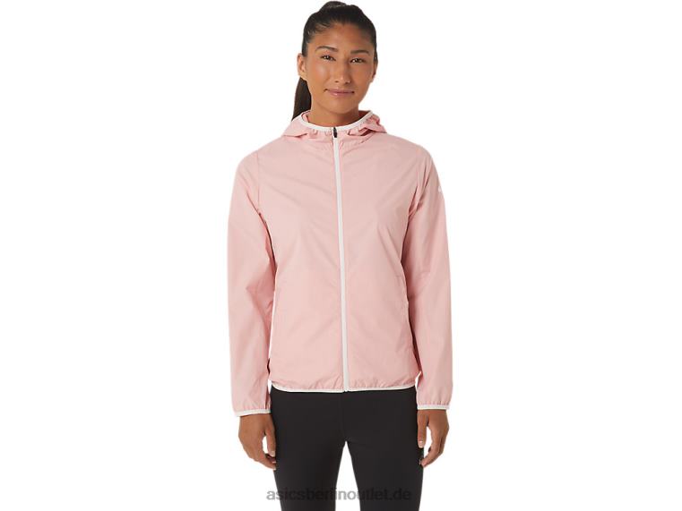 Packbare Damenjacke BL4N3021Asics mattiertes Rosa/weicher Himmel
