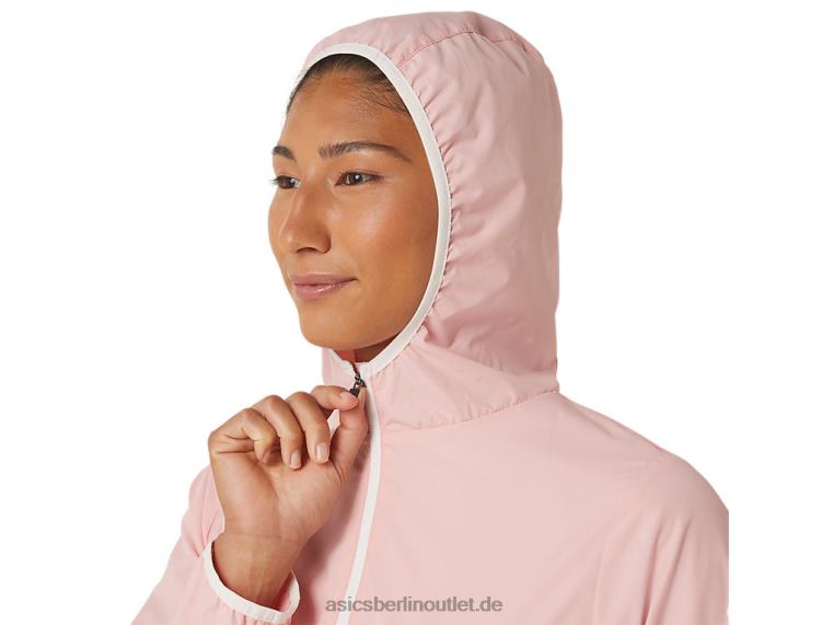 Packbare Damenjacke BL4N3021Asics mattiertes Rosa/weicher Himmel