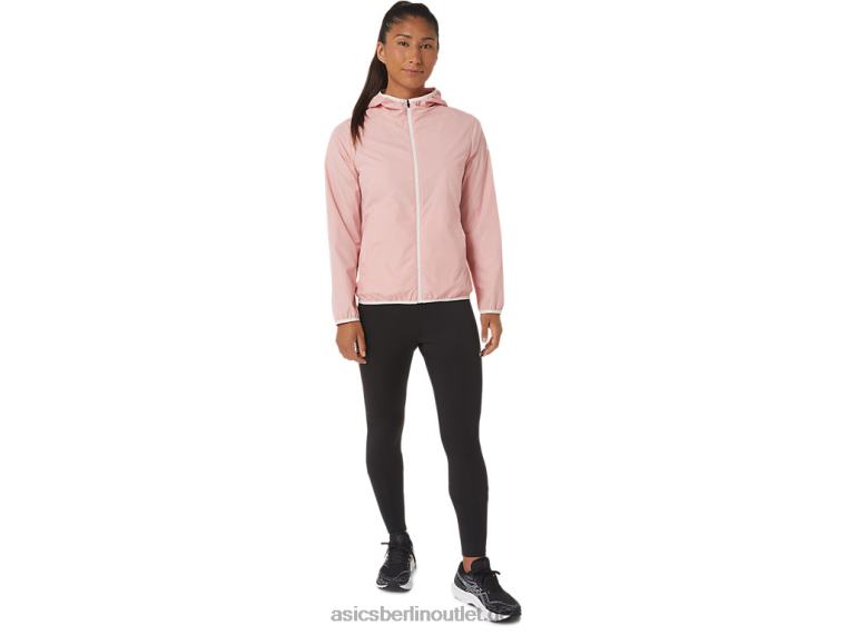 Packbare Damenjacke BL4N3021Asics mattiertes Rosa/weicher Himmel