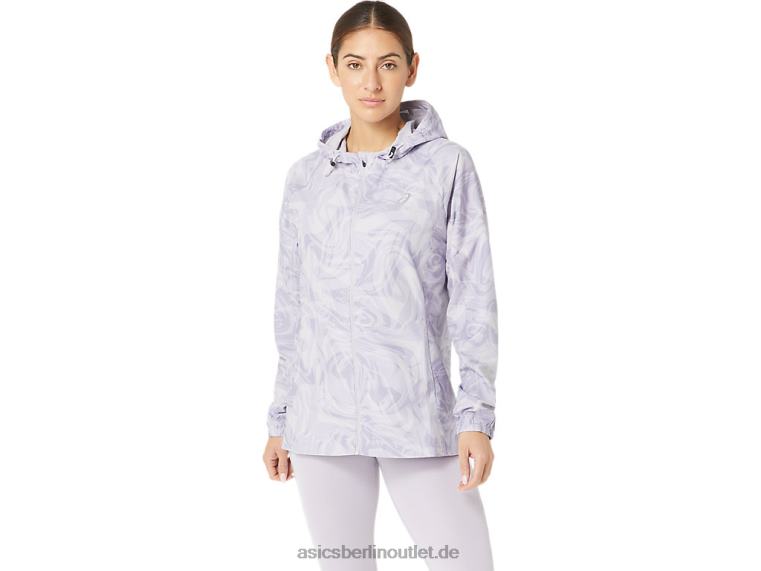 Packbare Pr Lyte-Jacke für Damen BL4N2318Asics Dämmerungsvioletter Sumi-Tropfen