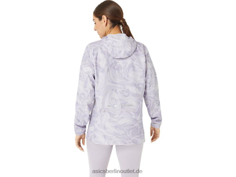 Packbare Pr Lyte-Jacke für Damen BL4N2318Asics Dämmerungsvioletter Sumi-Tropfen