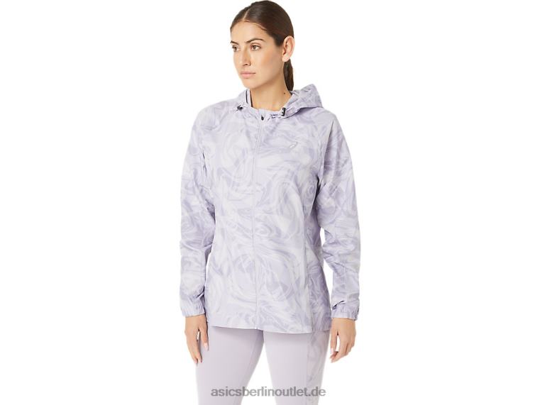 Packbare Pr Lyte-Jacke für Damen BL4N2318Asics Dämmerungsvioletter Sumi-Tropfen