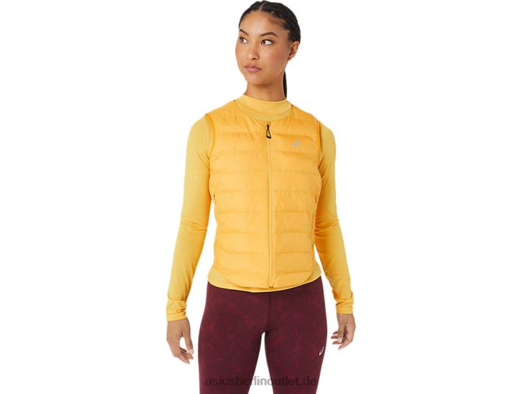 Runkoyo gepolsterte Weste für Damen BL4N2789Asics Tigergelb
