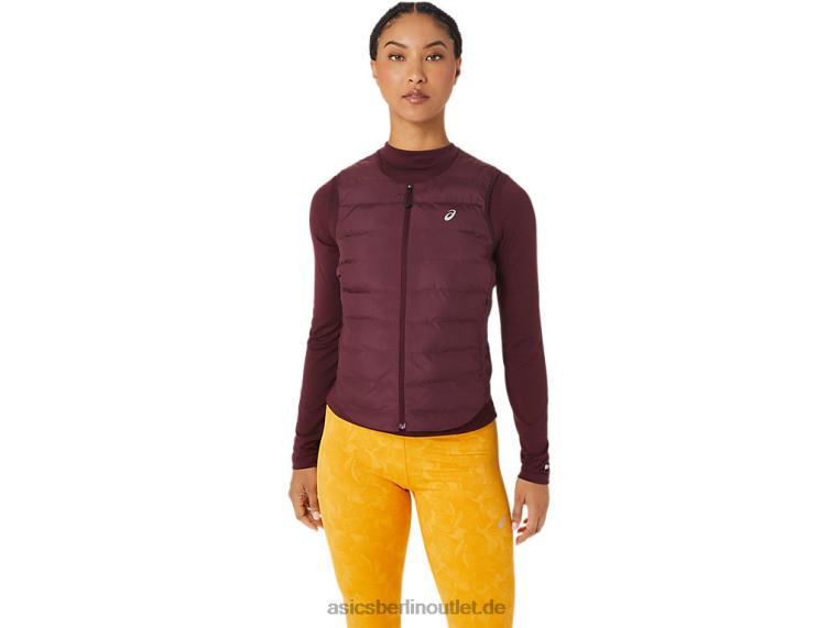 Runkoyo gepolsterte Weste für Damen BL4N2801Asics tiefer Mars