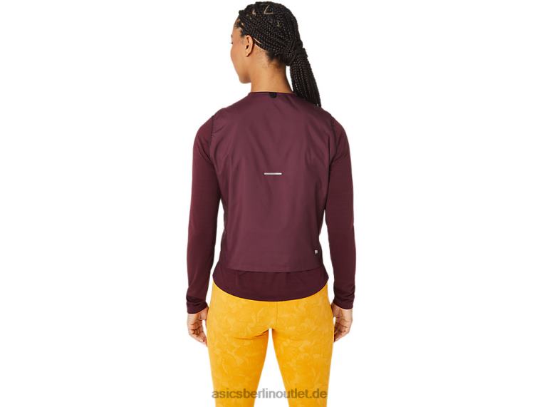Runkoyo gepolsterte Weste für Damen BL4N2801Asics tiefer Mars