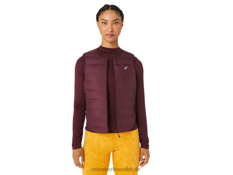 Runkoyo gepolsterte Weste für Damen BL4N2801Asics tiefer Mars