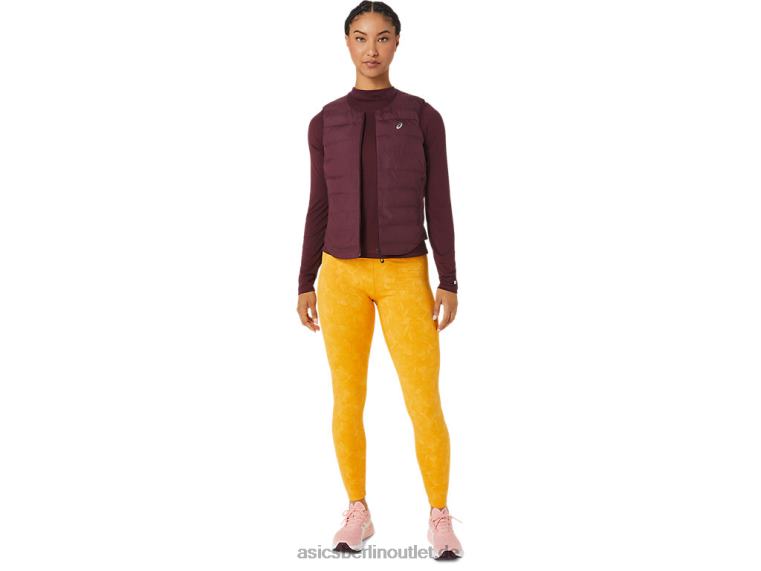 Runkoyo gepolsterte Weste für Damen BL4N2801Asics tiefer Mars
