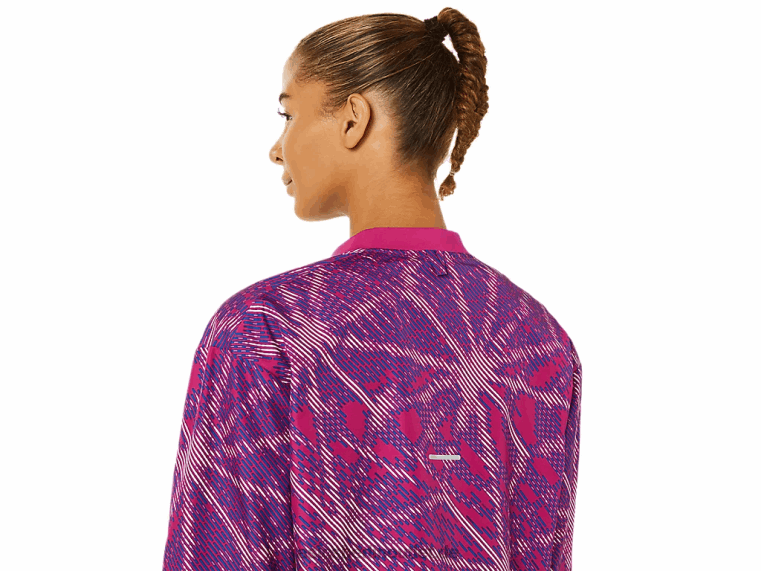 Sakura-Jacke für Damen BL4N3326Asics yo zakura aop