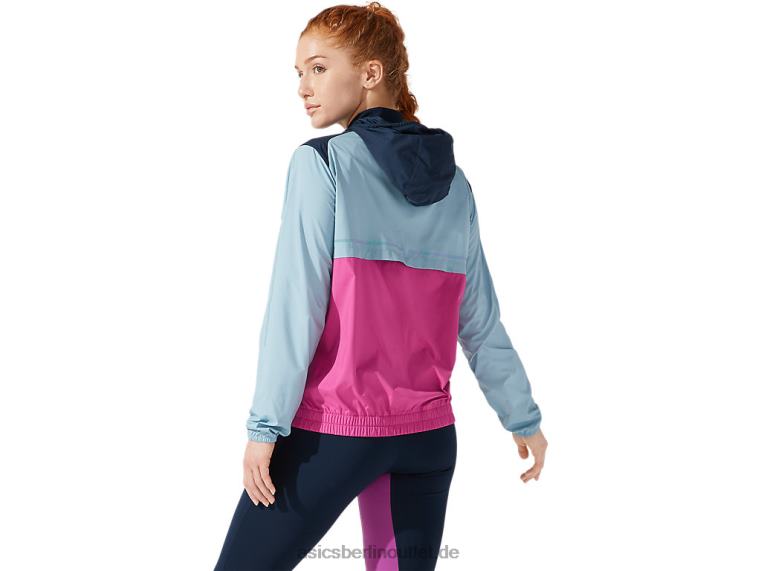 Sichtschutzjacke für Damen BL4N4058Asics Französisches Blau/Rauchblau