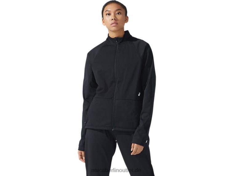 Thermostorm-Jacke mit durchgehendem Reißverschluss für Damen BL4N3633Asics Leistung schwarz