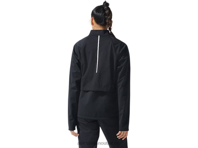 Thermostorm-Jacke mit durchgehendem Reißverschluss für Damen BL4N3633Asics Leistung schwarz
