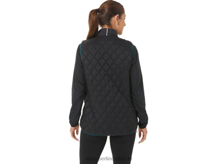 Umgekehrte isolierte Weste für Damen BL4N2750Asics Performance Schwarz/Samtkiefer