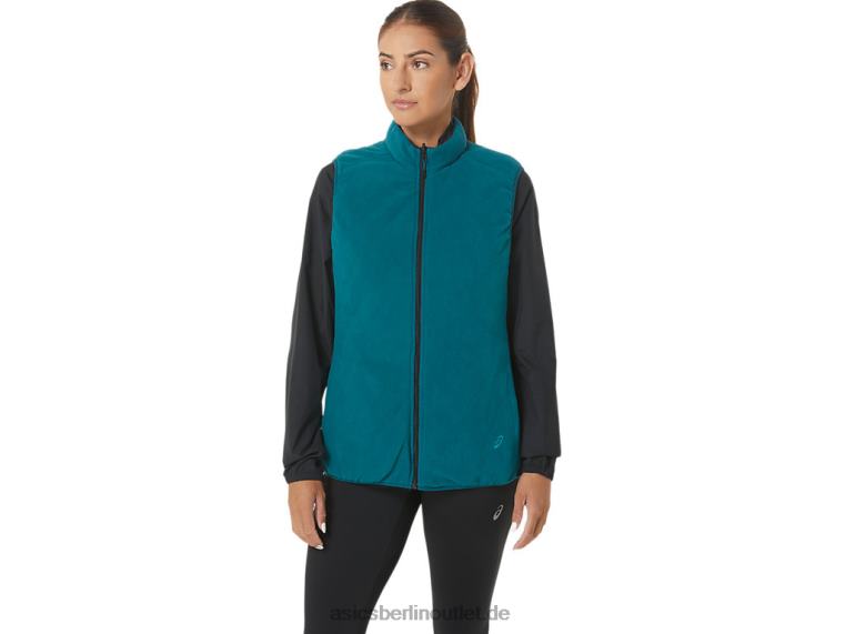 Umgekehrte isolierte Weste für Damen BL4N2750Asics Performance Schwarz/Samtkiefer