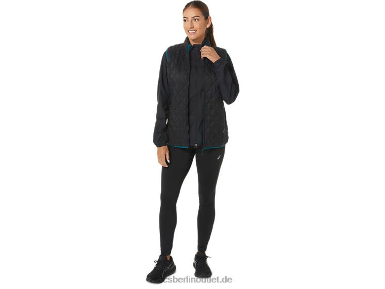 Umgekehrte isolierte Weste für Damen BL4N2750Asics Performance Schwarz/Samtkiefer