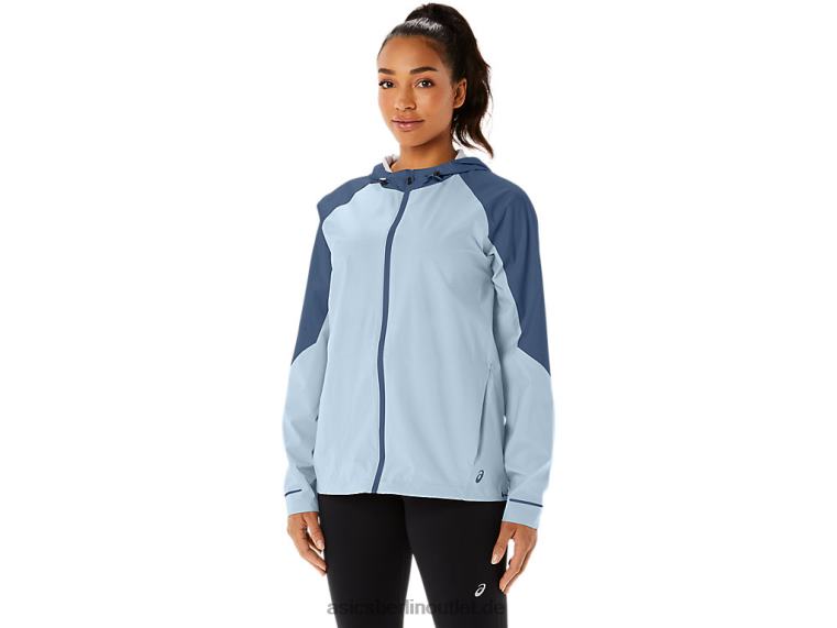 Wasserdichte Damenjacke BL4N2175Asics Himmel/Großhai