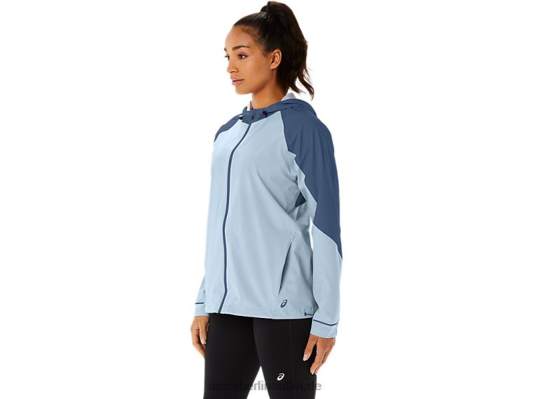 Wasserdichte Damenjacke BL4N2175Asics Himmel/Großhai