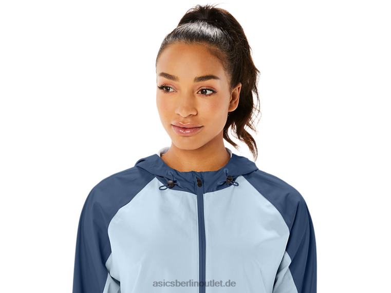 Wasserdichte Damenjacke BL4N2175Asics Himmel/Großhai