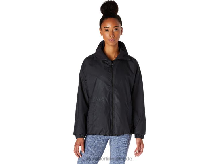 Wendejacke für Damen BL4N3672Asics Leistung schwarz