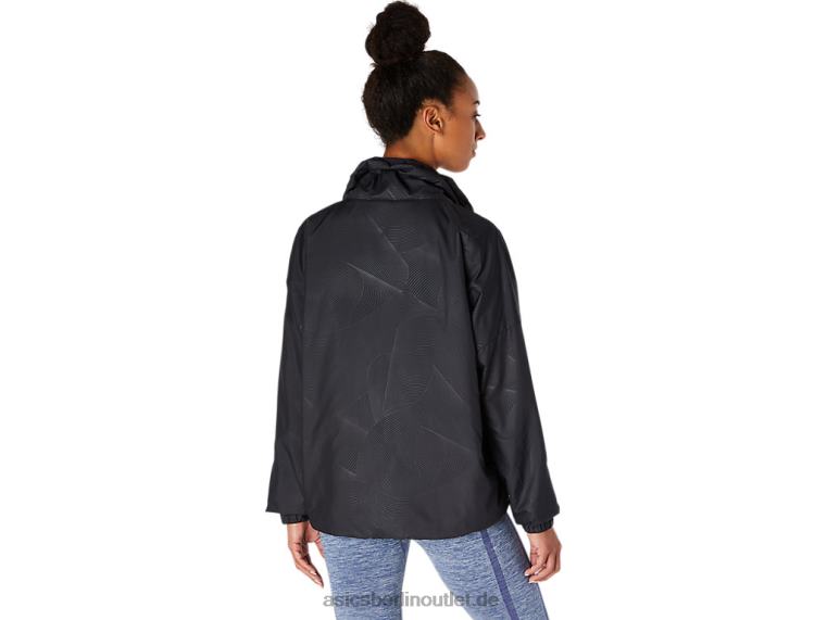 Wendejacke für Damen BL4N3672Asics Leistung schwarz