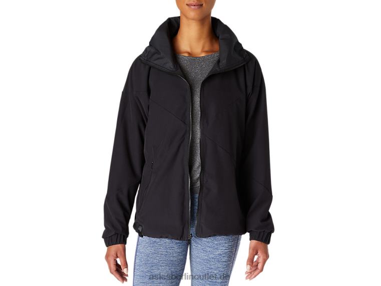 Wendejacke für Damen BL4N3672Asics Leistung schwarz