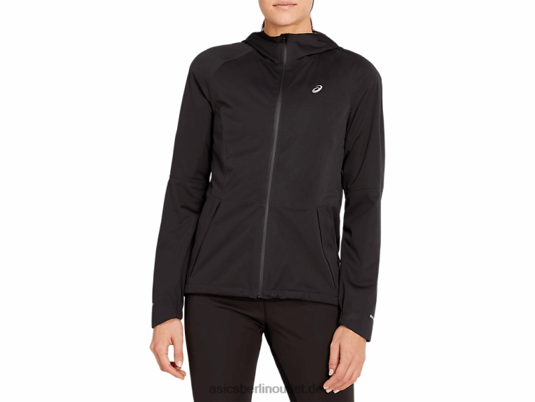 Winter-Accelerator-Jacke für Damen BL4N3419Asics Leistung schwarz
