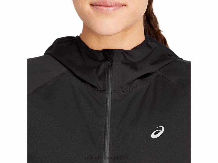 Winter-Accelerator-Jacke für Damen BL4N3419Asics Leistung schwarz