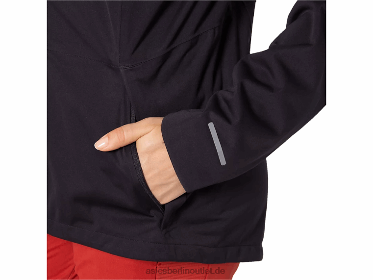 Winter-Accelerator-Jacke für Damen BL4N3419Asics Leistung schwarz