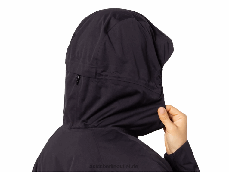 Winter-Accelerator-Jacke für Damen BL4N3419Asics Leistung schwarz