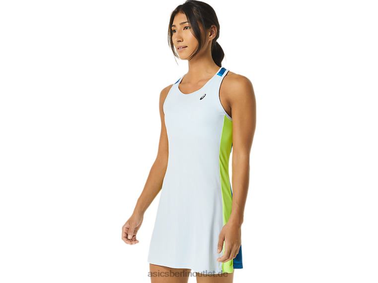 Damen-Court-Kleid mit Grafik BL4N2557Asics Himmel/wiedergeborenes Blau